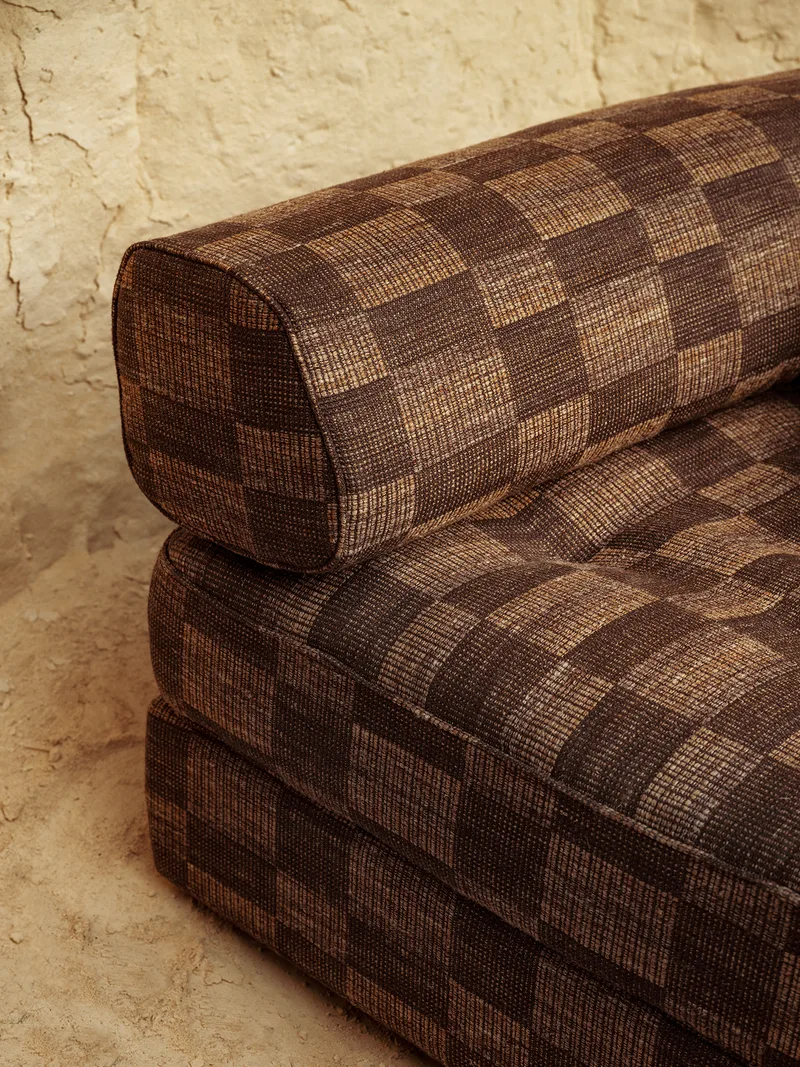 Vintage Modular Sofa na de herstoffering, beeld 2