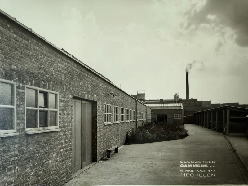 De historische fabriek van Cammers aan de Winketkaai 6-7 in Mechelen