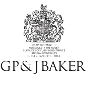 Logo van GP&J Baker, stoffenpartner van Cammers