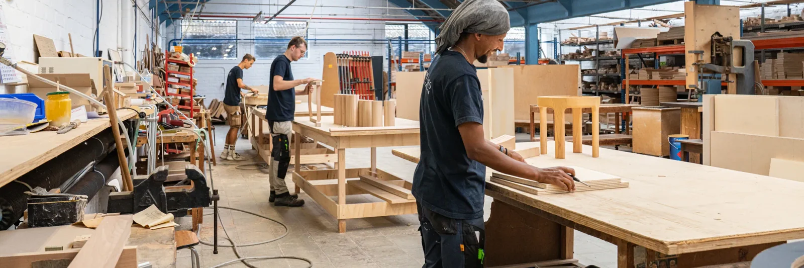 Het productieatelier van Cammers in Mechelen