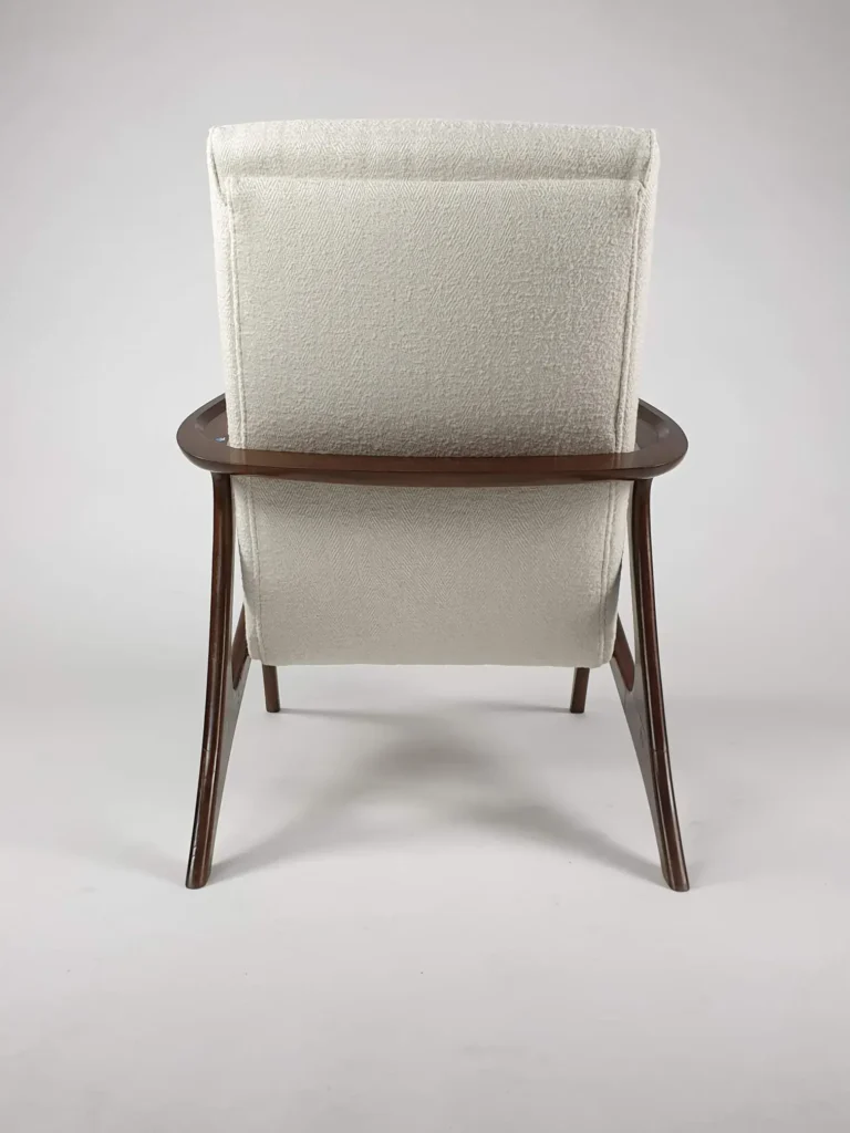 Vintage Lounger met Ottoman